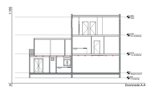 Floorplan - Lage Rijndijk 46, 2315 JW Leiden